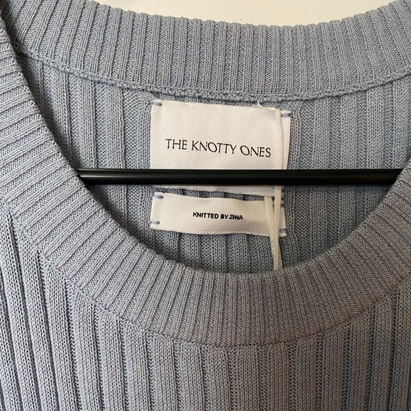 The Knotty Ones Upe Dress in Dusty Blue NWT - Picture 6 of 6